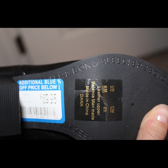 Leather black wedges size 6 - Picture 6 of 6